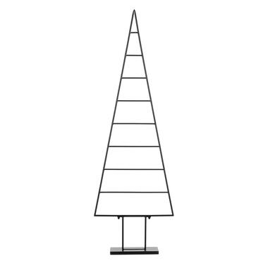 Mica Decorations Decoratie Kerstboom - L50 x B15 x H152 cm - Zwart