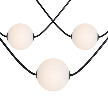 Qazqa buitenlampen malai wit geïntegreerde led