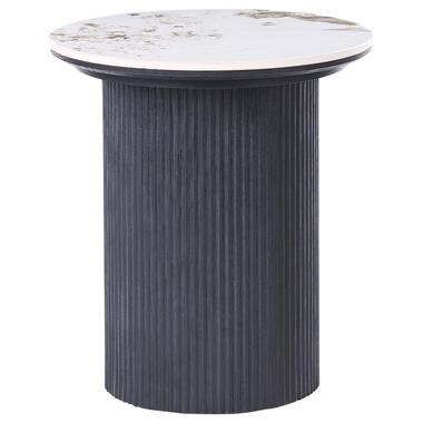 DORA - Bijzettafel - Zwart/Wt - Keramiek