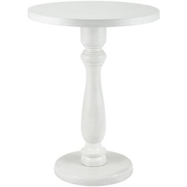 CLP Bijzettafel Adamsville Hout - antiek/wit