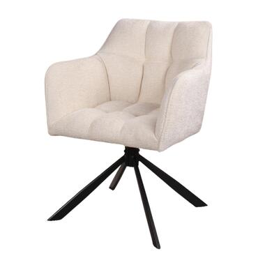 DS4U - Lucky armstoel terugdraai - crème