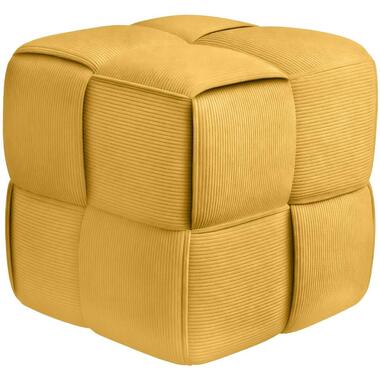 CLP Hocker Forinta Ribstof - geel