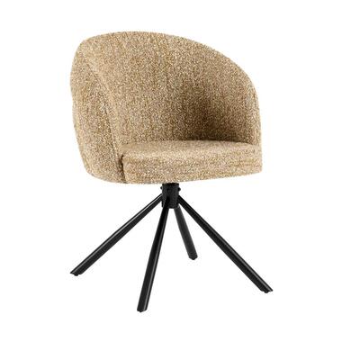 Eetkamerstoel Taupe - Draaibaar - Emilia - Set van 2