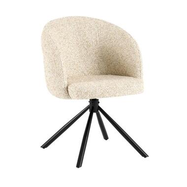 Eetkamerstoel Beige - Draaibaar - Emilia - Set van 2