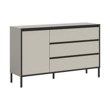 Hioshop Tron dressoir 1 deur- 3 lades kasjmier decor