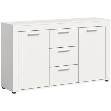 Hioshop Jam dressoir 2 deuren- 3 lades wit