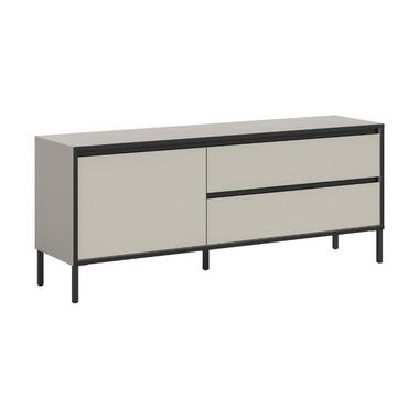 Hioshop Tron TV-meubel 1 vouwdeur- 2 lades kasjmier decor