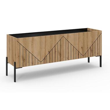 Hioshop Neo TV-meubel 4 deuren eiken decor