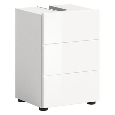 Hioshop Vira wastafel 1 deur wit hoogglans- wit