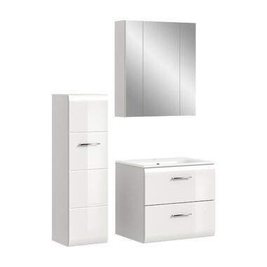 Hioshop Ice badkamer I68 wit hoogglans- wit