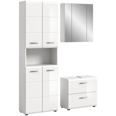 Hioshop Ice badkamer I58 wit hoogglans- wit