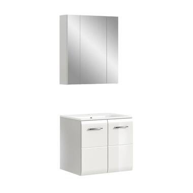 Hioshop Ice badkamer I63 wit hoogglans- wit