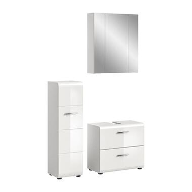 Hioshop Ice badkamer I70 wit hoogglans- wit