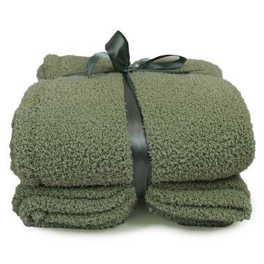 Unique Living - Plaid Jurre Tea Green -150x200cm