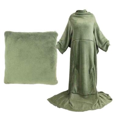 Unique Living - Plaid Snuggle Winter Green -150x200cm