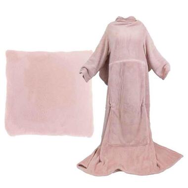 Unique Living - Plaid Snuggle old Pink -150x200cm