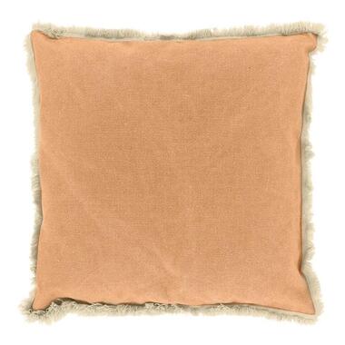 Unique Living - Sierkussen Laurie Apricot -45x45cm