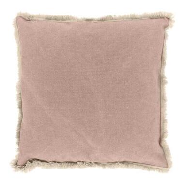 Unique Living - Sierkussen Laurie old Pink -45x45cm
