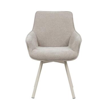 Starfurn - Eetkamerstoel Mees - Taupe - 62,5x57x86,5 cm