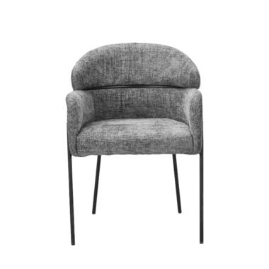 Starfurn - Eetkamerstoel Otis - Grijs - 60,5x74,5x55 cm