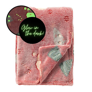 Plaid Christmas - Barbados Cherry - 140x180 cm