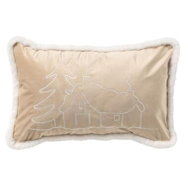 Kussenhoes Alpes - Bleached Sand - 30x50 cm