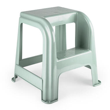 Plasticforte Opstapkrukje - 2 tredes - groen - 45 cm
