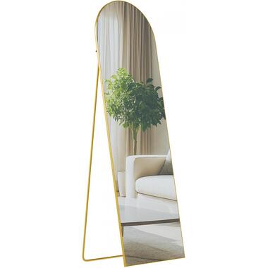 CLP Staande spiegel Moline ovaal - Glas - goudglans