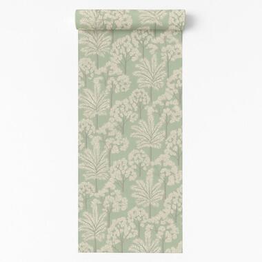 Dutch Wallcoverings Vliesbehang Arcadia palm forest - groen - 10,05m x 53cm