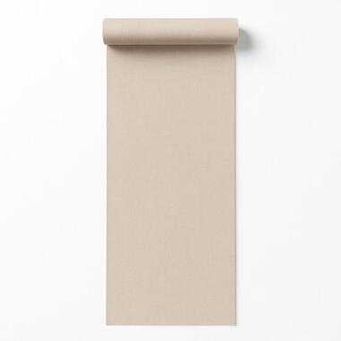 Dutch Wallcoverings Vliesbehang Arcadia uni solena - beige - 10,05m x 53cm
