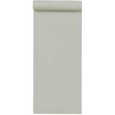 Dutch Wallcoverings Vliesbehang Wall Fabric linen light - groen - 10,05m x 53cm