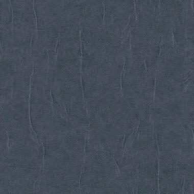 Dutch Wallcoverings Vliesbeh. Renaissance watermarked fabric - blauw - 10mx53cm