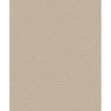 Dutch Wallcoverings Vliesbehang Linen & Textures uni - beige - 10,05m x 53cm