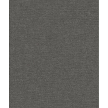 Dutch Wallcoverings Vliesbehang Linen & Textures uni - bruin - 10,05m x 53cm