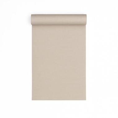Dutch Wallcoverings Vliesbehang Linen & Textures uni - taupe - 10,05m x 53cm
