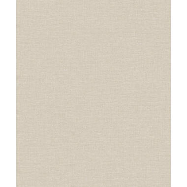 Dutch Wallcoverings Vliesbehang Linen & Textures uni - beige - 10,05m x 53cm
