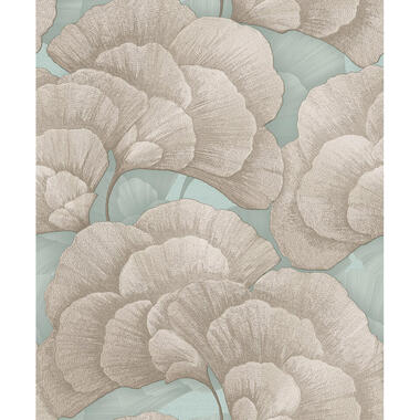 Dutch Wallcoverings Vliesbehang Renaissance blossom - silver - 10,05m x 53cm