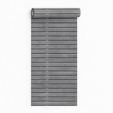 Dutch Wallcoverings Vliesbehang Artifice planken - zwart - 10,05m x 53cm