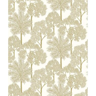 Dutch Wallcoverings Vliesbehang Arcadia palm forest - beige - 10,05m x 53cm