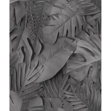 Dutch Wallcoverings Vliesbehang Artifice palmbladeren - zwart - 10,05m x 53cm