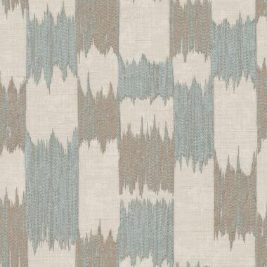 Dutch Wallcoverings Vliesbehang Renaissance textured loom - blauw - 10m x 53cm