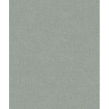 Dutch Wallcoverings Vliesbehang Linen & Textures uni - lightgreen - 10m x 53cm