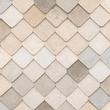 Dutch Wallcoverings Vliesbehang Artifice tegels - beige - 10,05m x 53cm