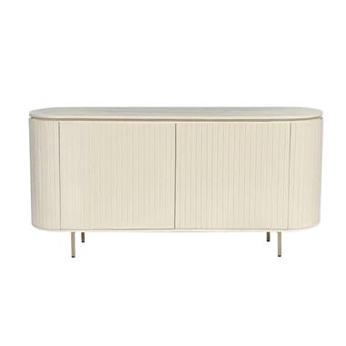 Dressoir Beige Mangohout - Metaal - 170x43x81cm - Patou