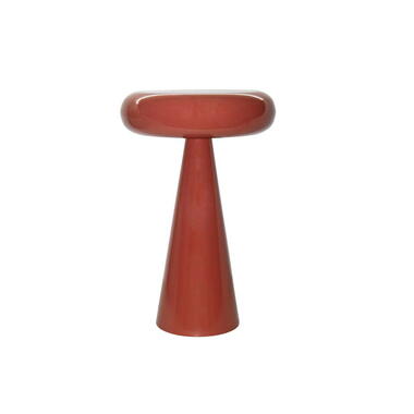 Bijzettafel Rood Staal 36x36x57cm Brix Sam
