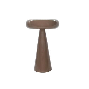 Bijzettafel Bruin Staal 36x36x57cm Brix Sam