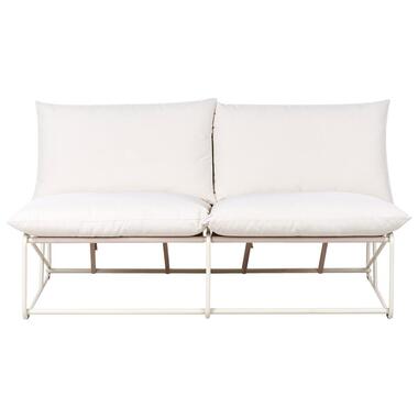 PICO - Tweezitsbank - Lichtbeige - Staal