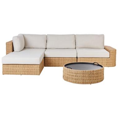 OLIVERI - Loungeset 4-zits - Beige - Kunstrotan