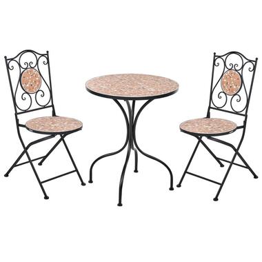 ADRANO - Bistroset - Zwart - IJzer