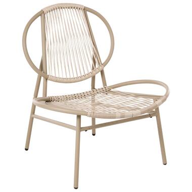 OVARO - Tuinstoel - Beige - PE rotan